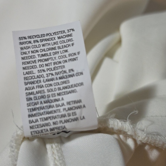 All In Motion Women's Airy Sleek Wide Leg Sweatpants, L - Cream - Picture 6 of 7